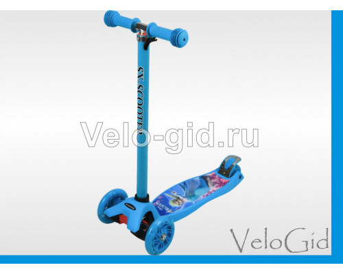 Трехколесный Самокат Maxi SX 102 Эльза
